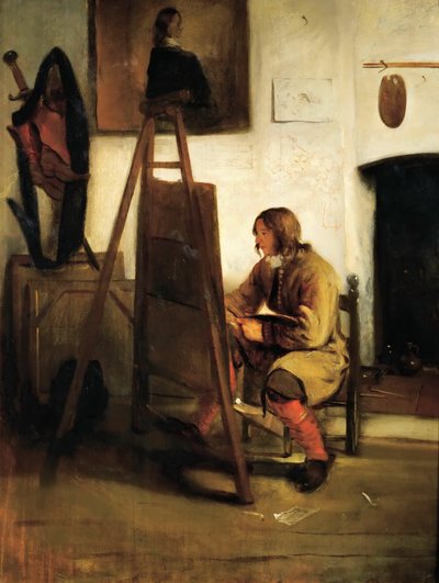 Junger Maler im Atelier von Barent Fabritius